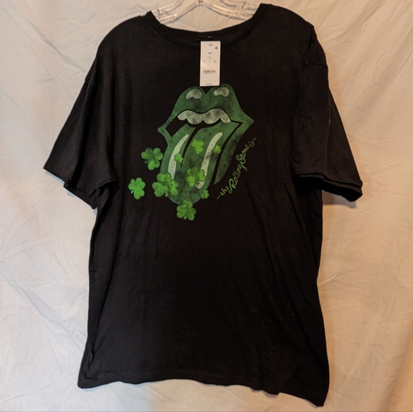 The Rolling Stones Shamrock Tee Size M New - Picture 10 of 10